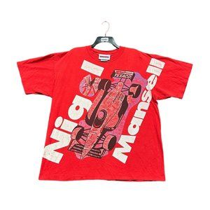 Vintage 90s Nigel mansell racing T-Shirt size XL
